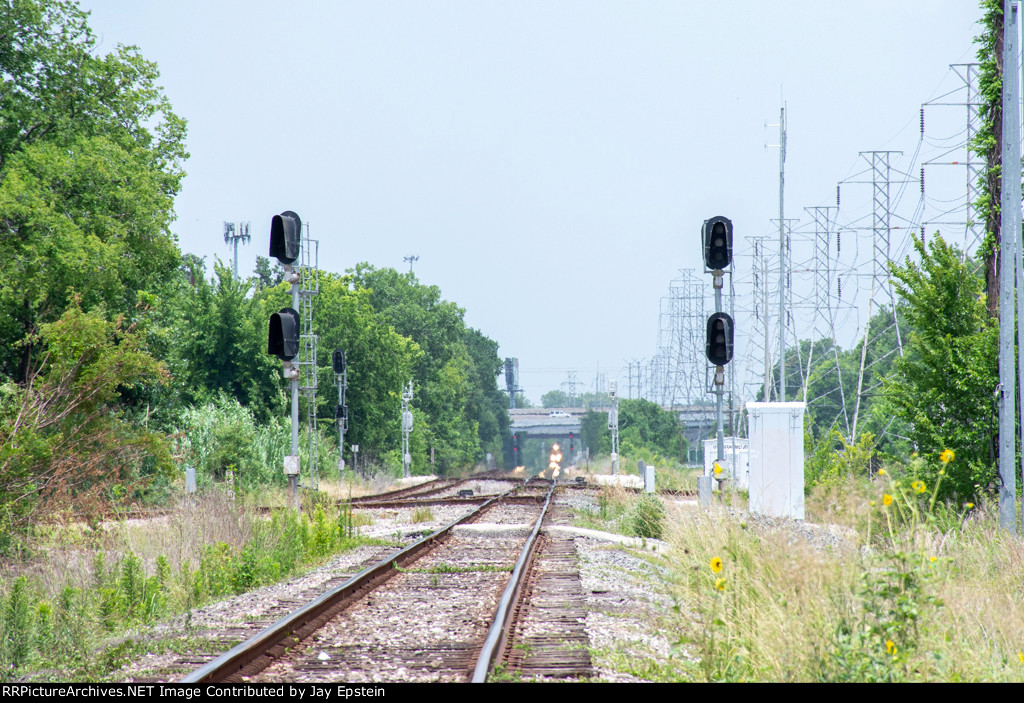 Headlight Approaching Belt Junction 